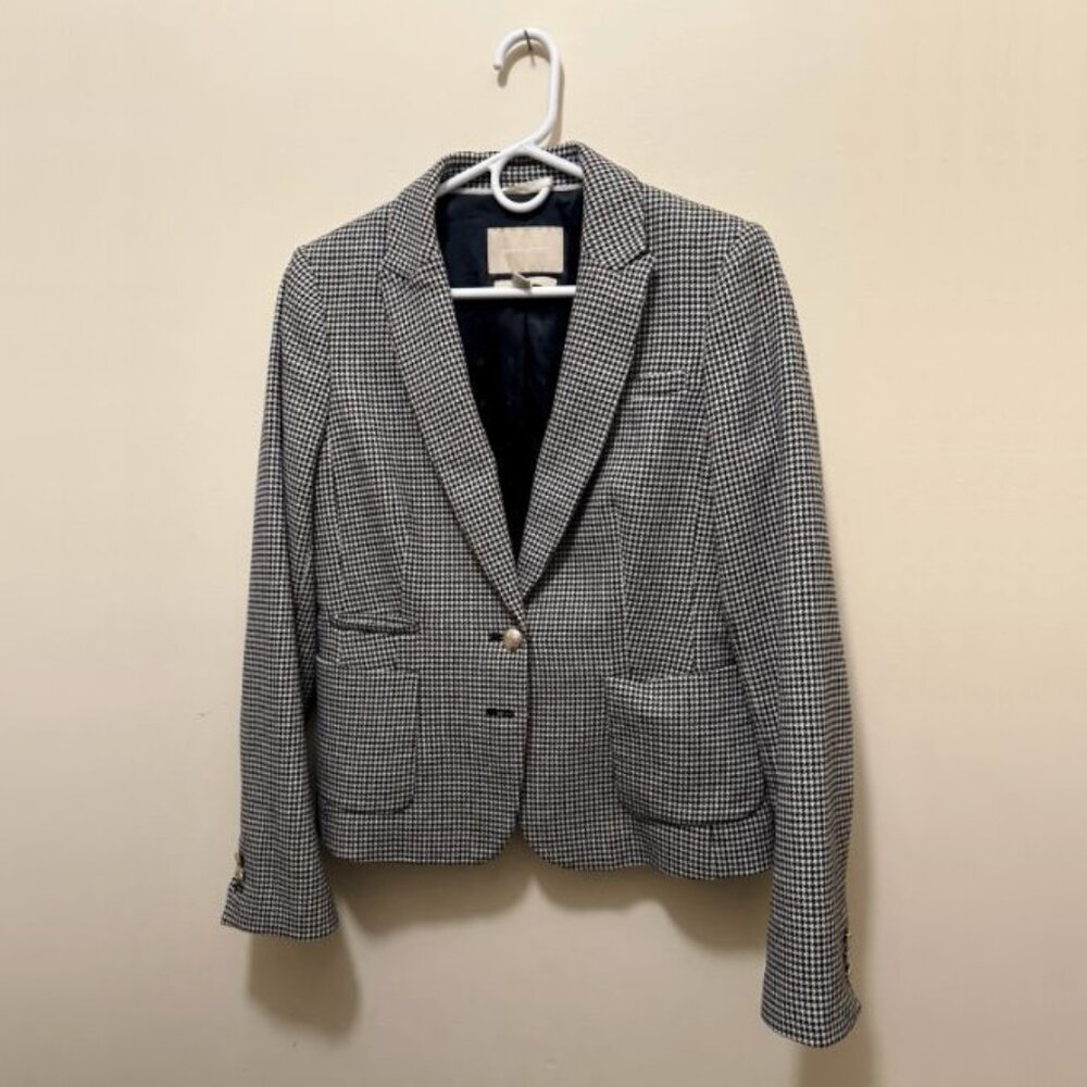 Banana Republic Houndstooth Blazer, Size 8